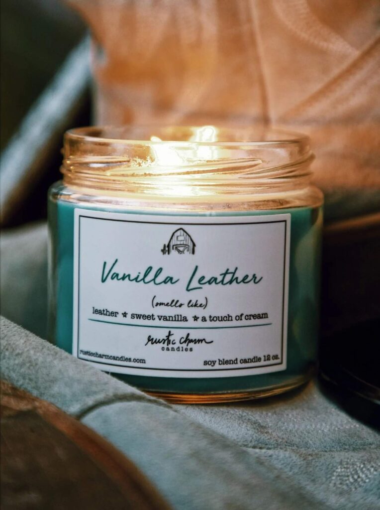 Vanilla Leather Candle