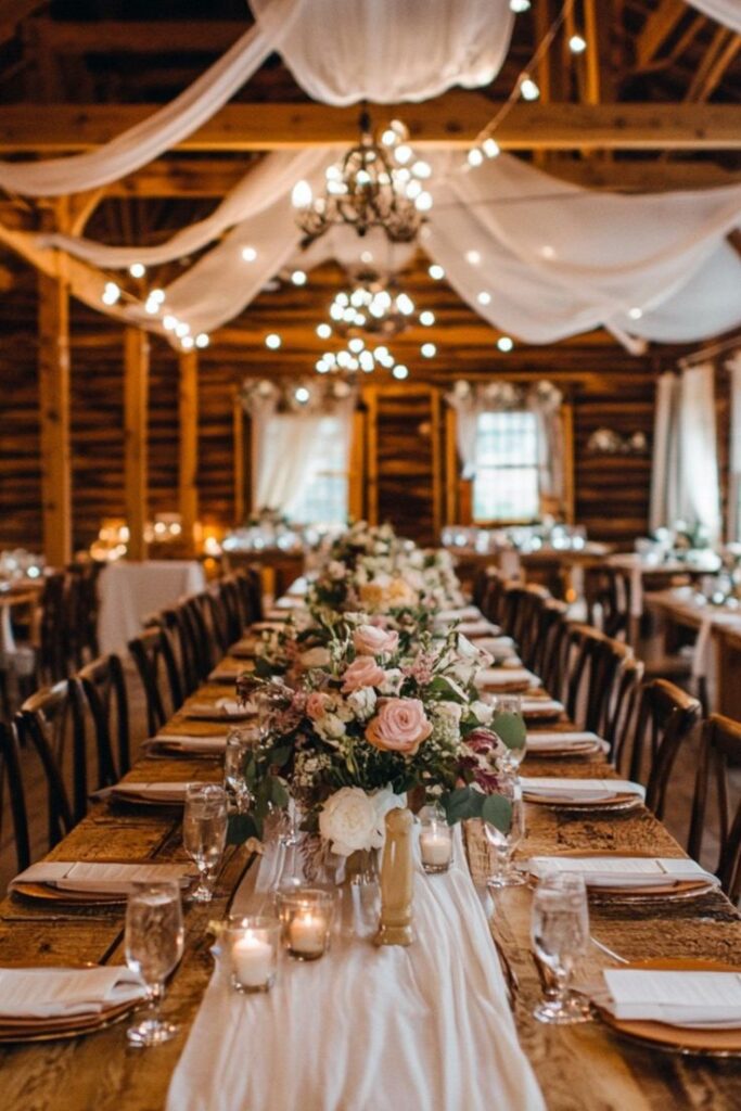 rustic table setting