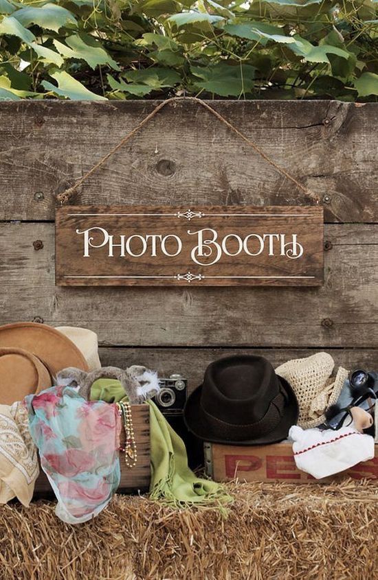 western wedding photobooth