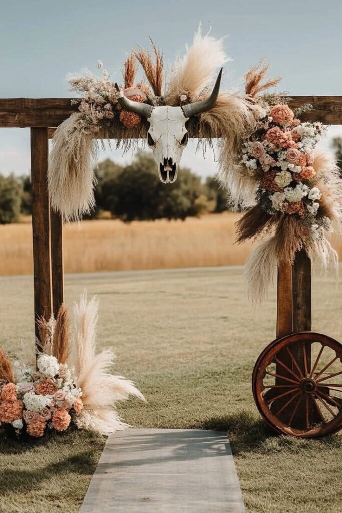 wooden arch